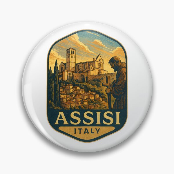 Item preview, Assisi Italy – Basilica and Saint Francis in Umbria Countryside designed and sold by Aryabek.