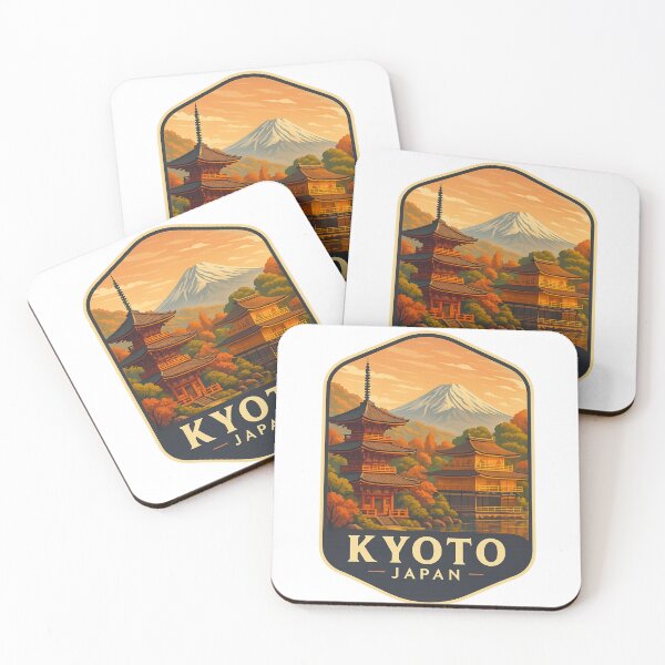 Item preview, Kyoto Japan – Autumn Pagoda and Mount Fuji View designed and sold by Aryabek.
