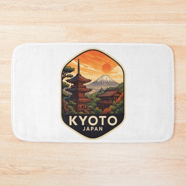 Item preview, Kyoto Japan – Sunset over Pagoda and Traditional Temples designed and sold by Aryabek.