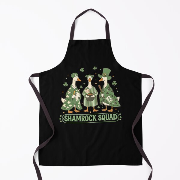 Item preview, Goose Shamrock Squad Leprechaun Irish Funny St Patricks Day designed and sold by pansak.