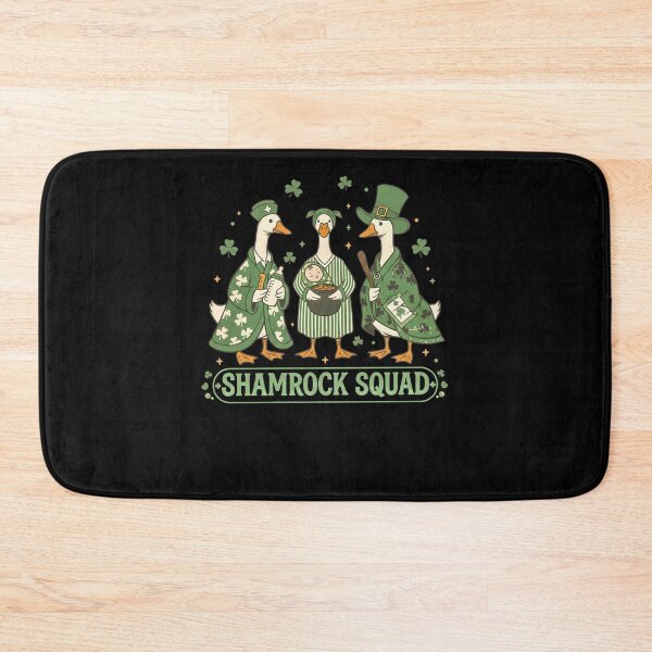 Item preview, Goose Shamrock Squad Leprechaun Irish Funny St Patricks Day designed and sold by pansak.