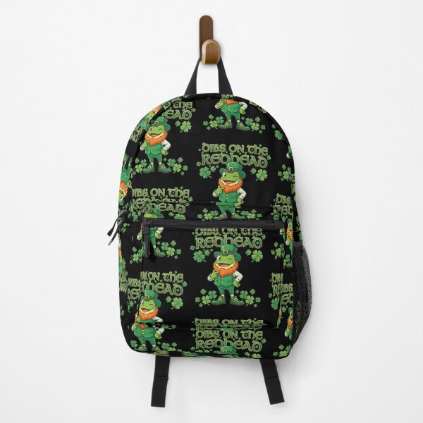 Item preview, Funny Irish St Patricks Day Shamrock Dibs On The Redhead Frog Leprechaun designed and sold by pansak.