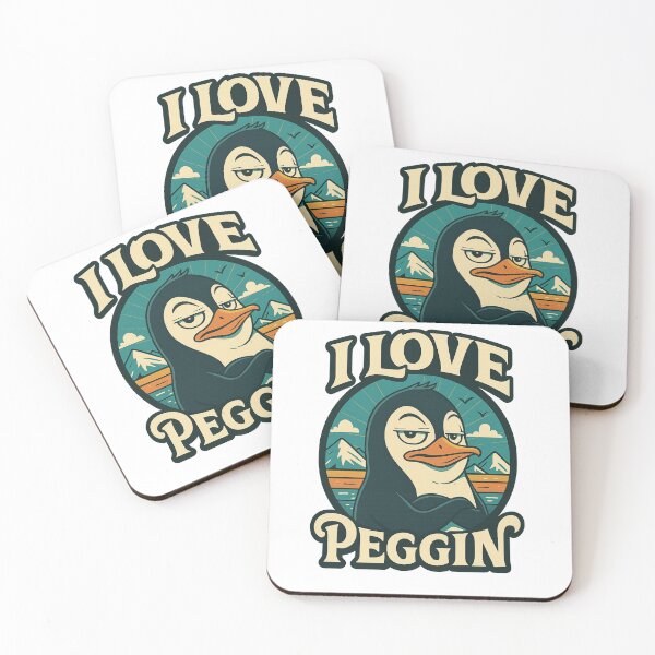 Item preview, Sassy Penguin – I Love Peggin Meme Humor Gag designed and sold by Aryabek.
