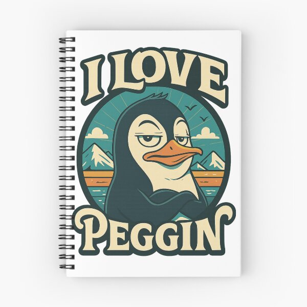 Item preview, Sassy Penguin – I Love Peggin Meme Humor Gag designed and sold by Aryabek.