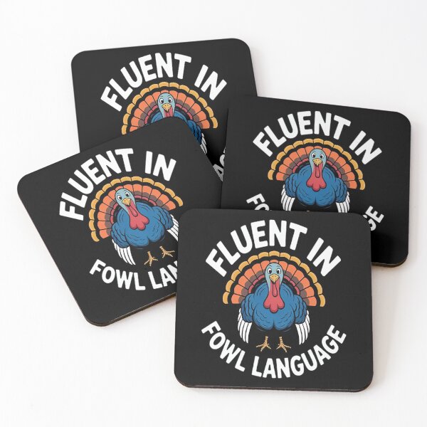 Item preview, Fluent In Fowl Language Turkey Lovers Thanksgiving designed and sold by TeamLequid.