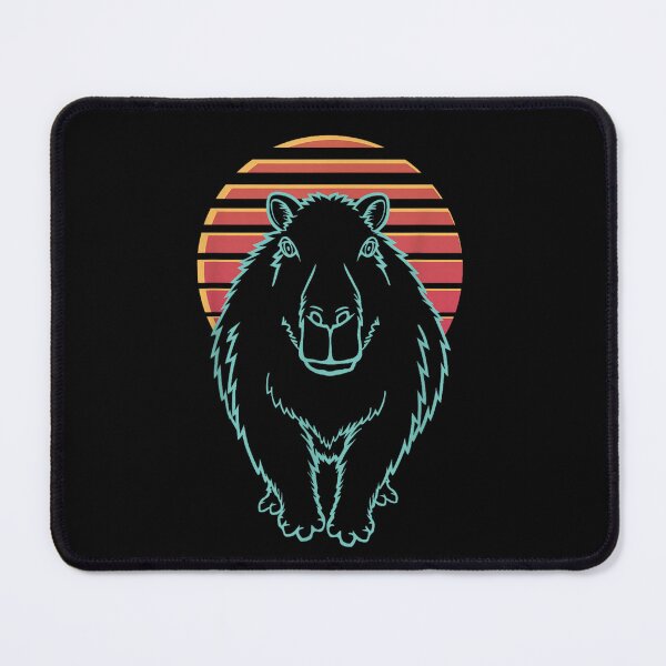 Item preview, Capybara Lover Animal Retro Synthwave 80s Art for Men Women Kids , Capybara Gift Lover designed and sold by DZIRI NAJAT.