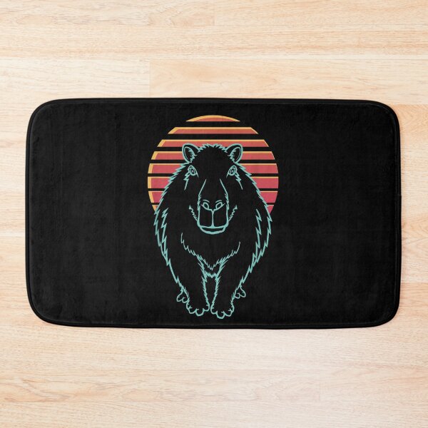 Item preview, Capybara Lover Animal Retro Synthwave 80s Art for Men Women Kids , Capybara Gift Lover  designed and sold by DZIRI NAJAT.