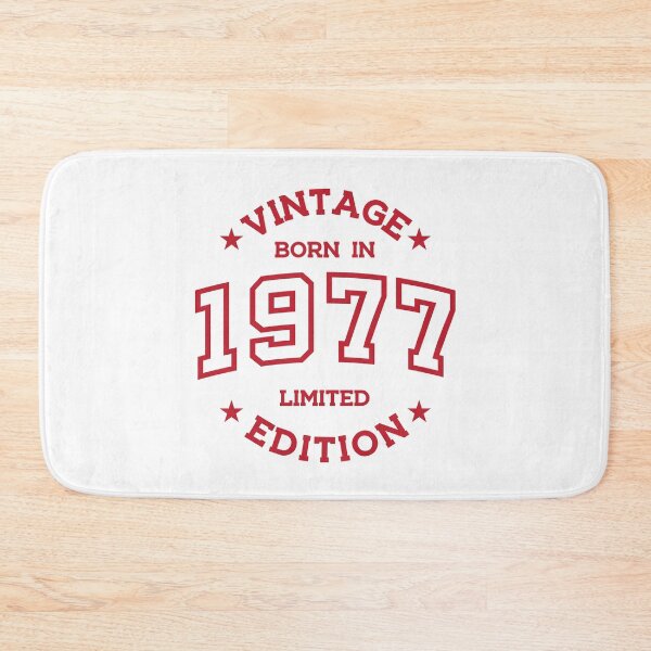 Item preview, Born in 1977 - Retro Style Print Red designed and sold by Viktor Milana.