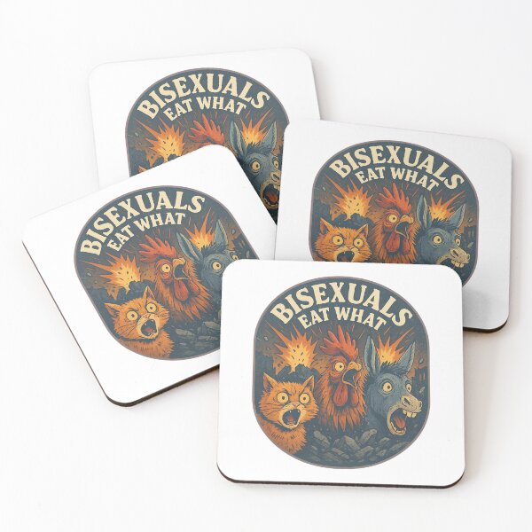 Item preview, Bisexuals Eat What – Rooster Donkey Cat Meme  designed and sold by Aryabek.