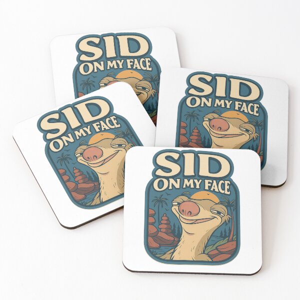 Item preview, Sid On My Face – Ice Age Sloth Adult Humor designed and sold by Aryabek.