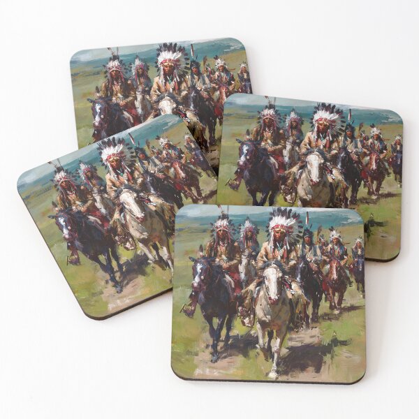 Item preview, Native American Riders Across the Plains designed and sold by lautir.