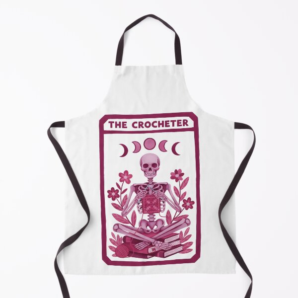 Item preview, The Crocheter Funny Crochet Skeleton Tarot Crochet designed and sold by LuminOrb.
