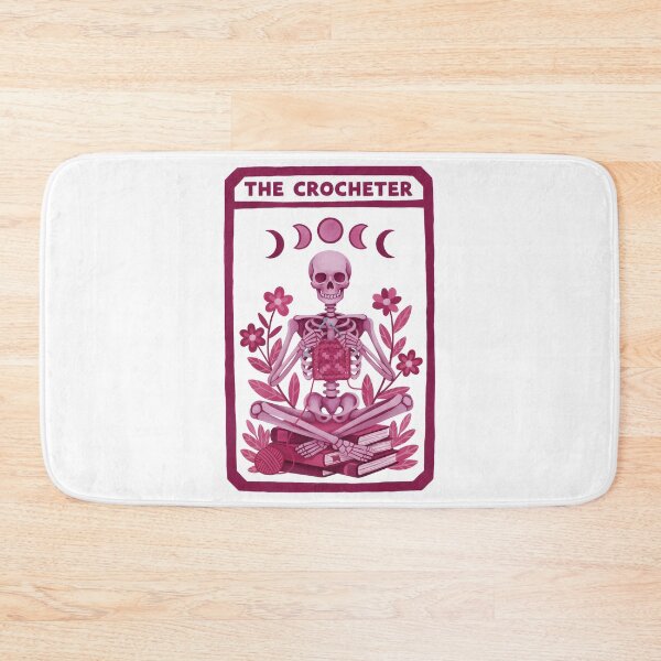 Item preview, The Crocheter Funny Crochet Skeleton Tarot Crochet designed and sold by LuminOrb.
