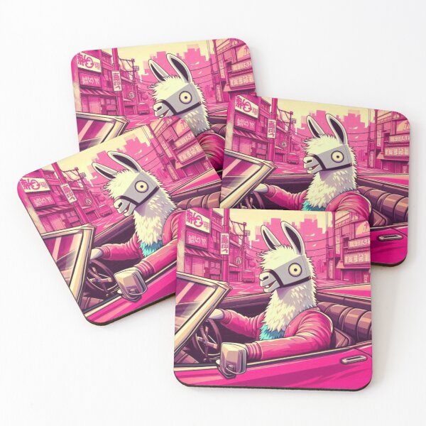 Item preview, "Llamageddon: Chrome Snouts & Sunset Circuits" designed and sold by Print Fiction.