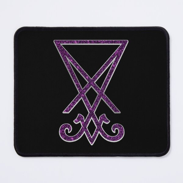 Item preview, Sigil of Lucifer • Sparkly Purple Glitter • Witchy Design designed and sold by StudioPurpleOctopus.