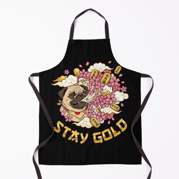Item preview, Sneezing Pug Scattering Sakura Flowers and Gold Ingots designed and sold by Tong4130.