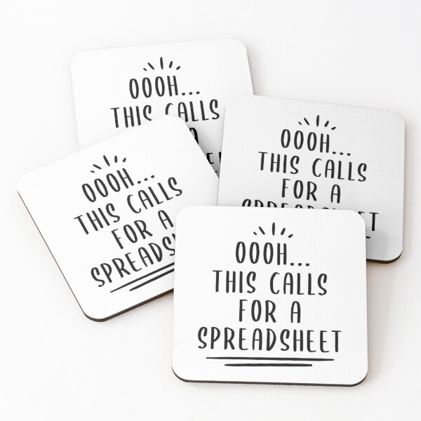 Item preview, This Calls For A Spreadsheet designed and sold by wvwtoyfogt30.