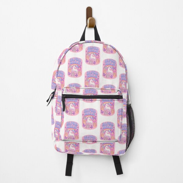 Item preview, Alpha Male – Unicorns, Cats, and Butterflies on Pink Rainbow Background designed and sold by Places On Earth.