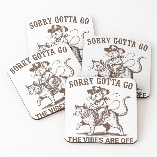 Item preview, Cowboy Mouse Riding Cat  designed and sold by Nicoandtheblood.