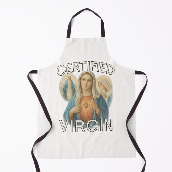 Item preview, Certified Virgin – Sacred Heart Satirical Religious designed and sold by Places On Earth.