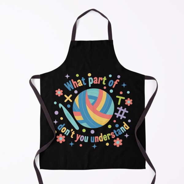 Item preview, Funny Crochet What Part of don't You Understand designed and sold by LuminOrb.