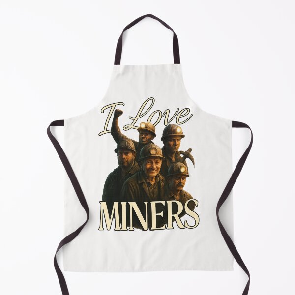 Item preview, I Love Miners Classic Edition – Coal Worker Visual Gag designed and sold by Places On Earth.