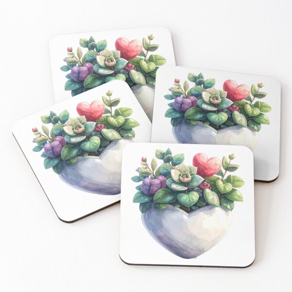 Item preview, Love Grows Here – Botanical Heart Watercolor Illustration designed and sold by Beamiverse.