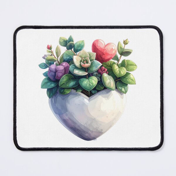 Item preview, Love Grows Here – Botanical Heart Watercolor Illustration designed and sold by Beamiverse.