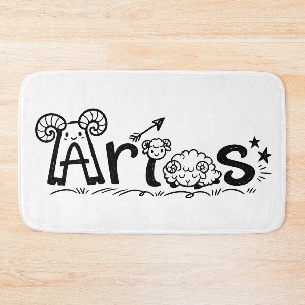 Item preview, Aries Zodiac Hand-Writing: Aries Zodiac Sign – Cartoon Handwritten Astrology Design designed and sold by Arte Cartoon From TagTeam Group.