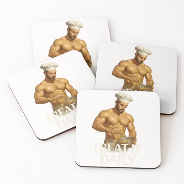Item preview, I Beat It Daily – Buff Chef Mixing Bowl Joke designed and sold by Places On Earth.