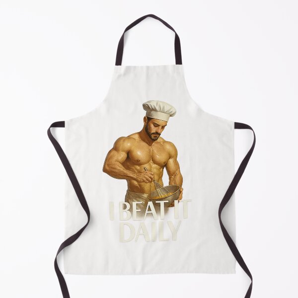 Item preview, I Beat It Daily – Buff Chef Mixing Bowl Joke designed and sold by Places On Earth.