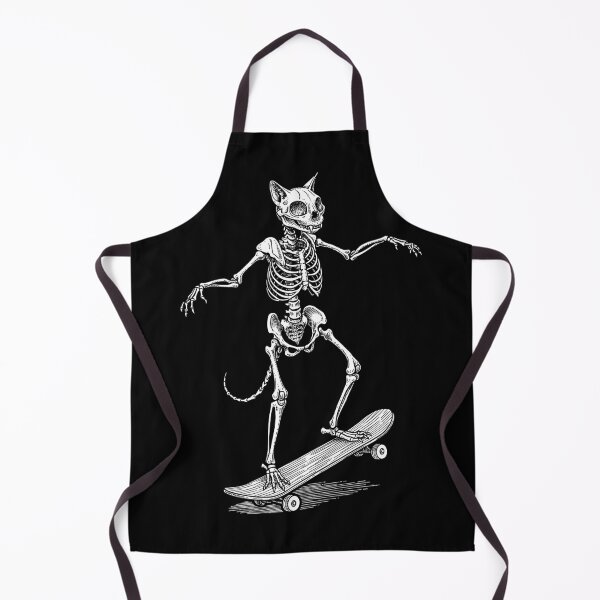 Item preview, Skater Skateboarder Cat Skeleton Funny Animal Skateboarding designed and sold by GrandeDuc.