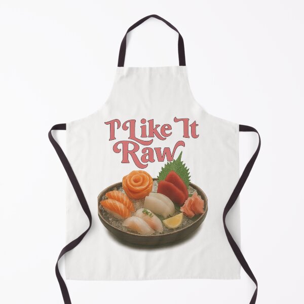 Item preview, I Like It Raw – Sushi Lovers with Bold Food Wordplay designed and sold by Places On Earth.