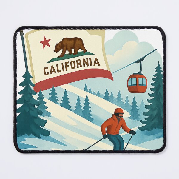 Item preview, Ski Resort Big Bear, California designed and sold by devonclemon.
