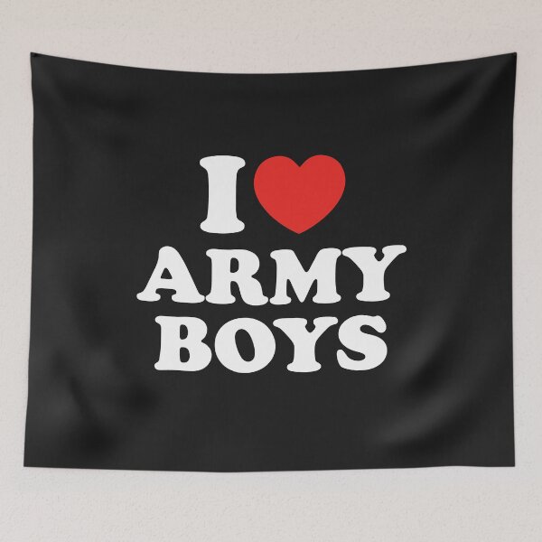 Item preview, I Love Army Boys designed and sold by shitpostee.
