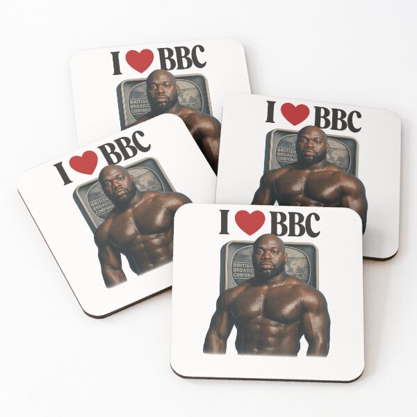 Item preview, I Love BBC – Retro Television and Muscle Joke designed and sold by Places On Earth.