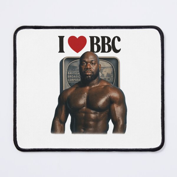 Item preview, I Love BBC – Retro Television and Muscle Joke designed and sold by Places On Earth.