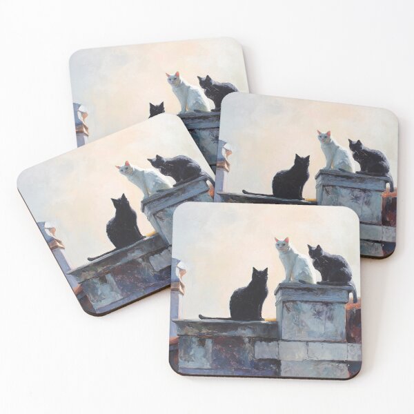Item preview, Cats on a Rooftop in Venice designed and sold by lautir.