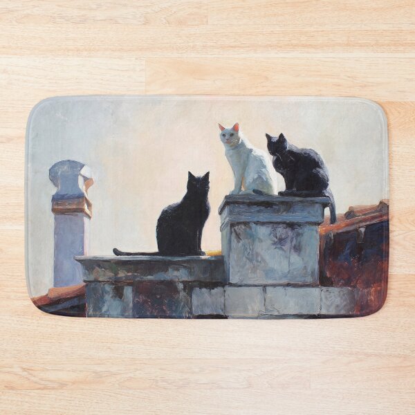 Item preview, Cats on a Rooftop in Venice designed and sold by lautir.
