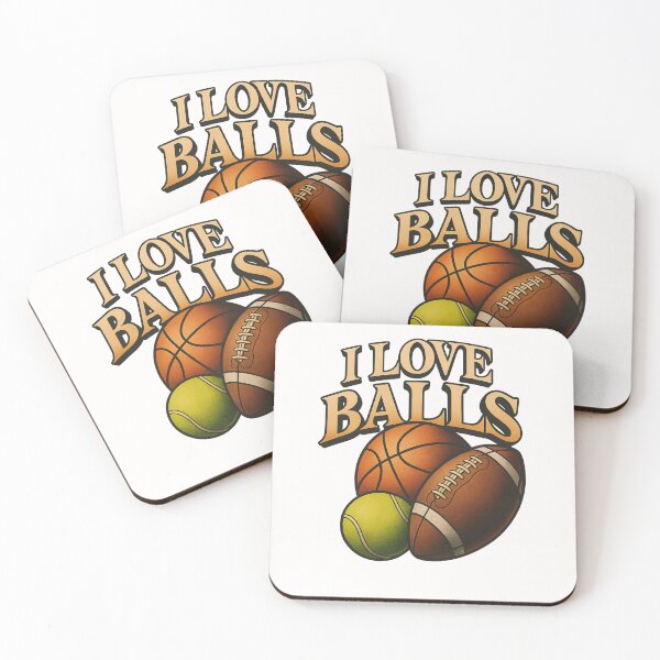 Item preview, I Love Balls – Funny Male Gay Joke designed and sold by Places On Earth.