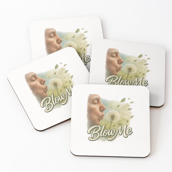 Item preview, Blow Me – Elderly Person with Dandelion Gag designed and sold by Places On Earth.