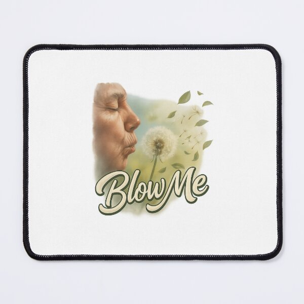 Item preview, Blow Me – Elderly Person with Dandelion Gag designed and sold by Places On Earth.