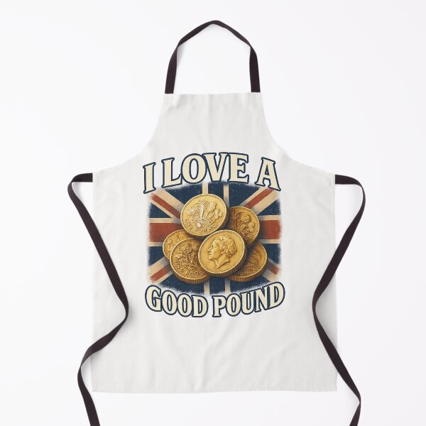 Item preview, I Love a Good Pound – Union Jack and British Money Joke designed and sold by Places On Earth.