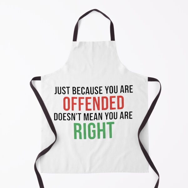 Item preview, Just Because You are Offended, Doesn't Mean You're Right charlie kirk Essential T-Shirt or sticker designed and sold by MotivAura.