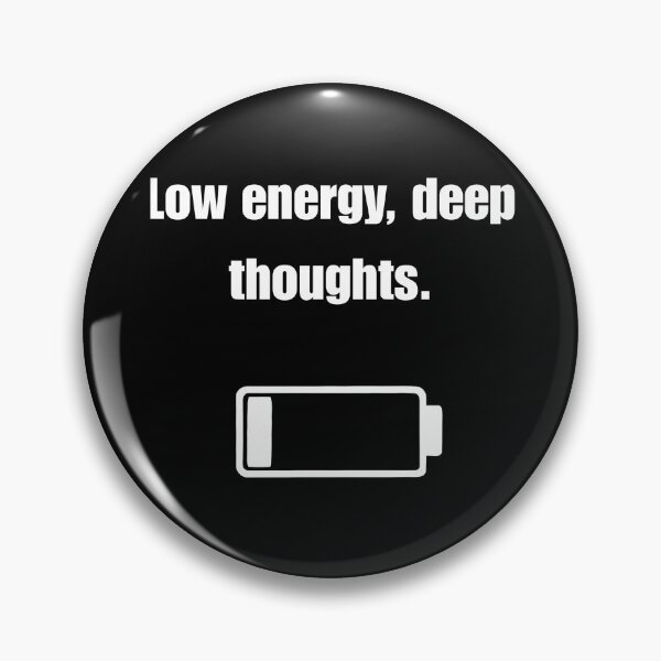 Item preview, Low Energy Deep Thoughts – Minimal Mental Aesthetic designed and sold by KapiPrint.