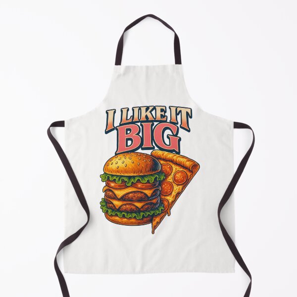 Item preview, I Like It Big – Oversized Burger and Slice Comedy  designed and sold by Places On Earth.