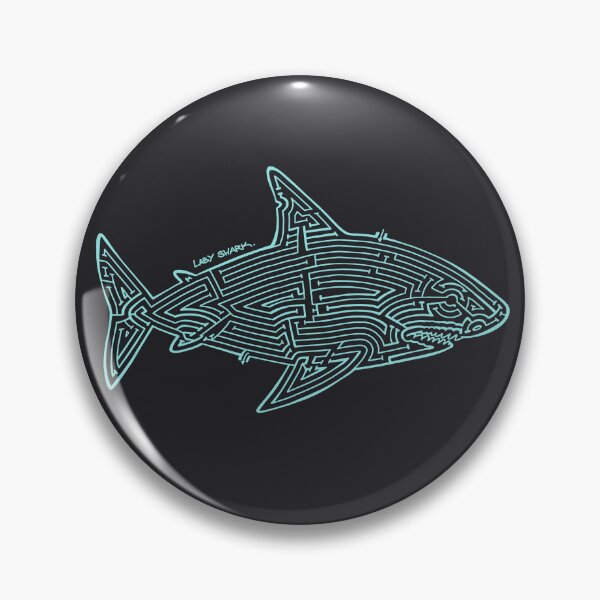 Item preview, Shark Maze (outline) designed and sold by TomiAx.