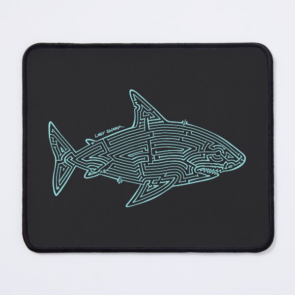 Item preview, Shark Maze (outline) designed and sold by TomiAx.