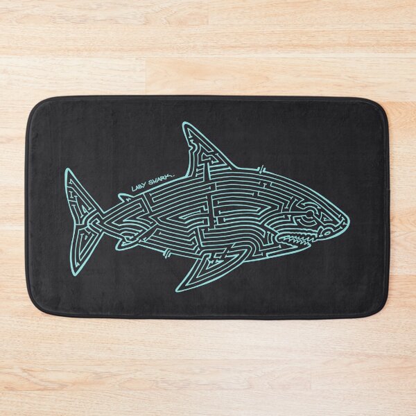 Item preview, Shark Maze (outline) designed and sold by TomiAx.
