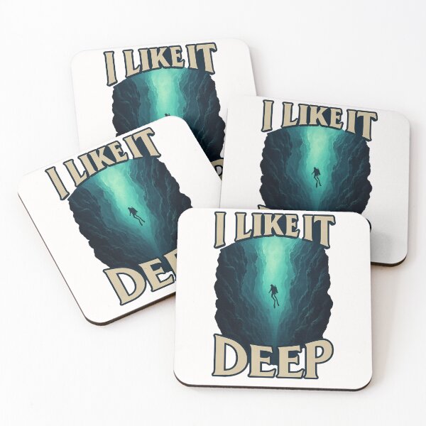 Item preview, I Like It Deep – Ocean Trench Diver Pun designed and sold by Places On Earth.
